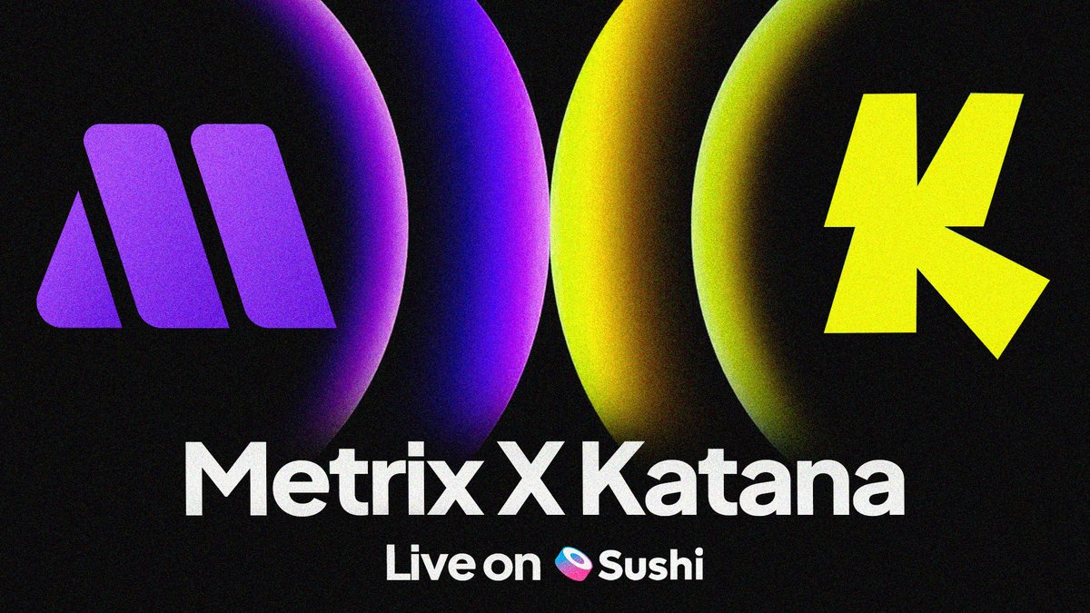 MetrixFinance's tweet photo. ⚔️ Katana is live on Metrix!
 
1. Find the best LPs on @SushiSwap 
2. Backtest results before entering
3. Track overall performance & P/L vs HODL
 
Try @katana here: https://t.co/qMoM9sy8FB