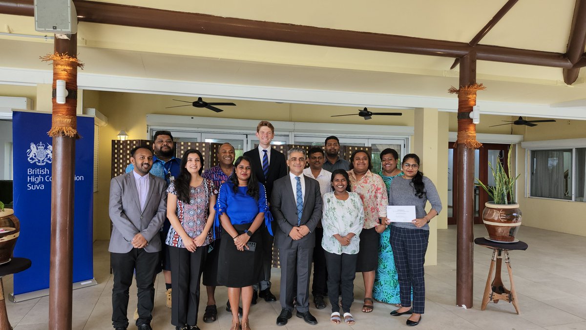 ukinfiji's tweet image. Fijian and UK government communication experts recently came together through the UK Government Communication Service (GCS) Advance course — a collaborative training designed to strengthen how governments engage with their citizens.

#UKinFiji #GCS #DigitalComms #CrisisComms