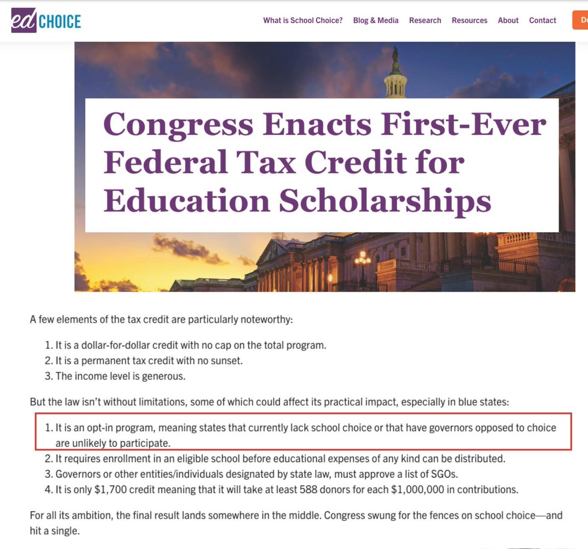 SCHOOL CHOICE ISN'T DEAD
A liberal judge blocked WY's universal school choice program, but that doesn't mean the fight is over.
Parents deserve options. The OBBA gives the Governor the power to restore school choice. 
We're calling on <a href="/GovernorGordon/">Governor Mark Gordon</a> to immediately opt WY in.