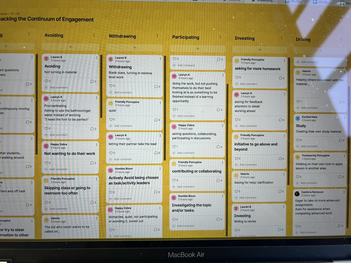 Emily Brokaw (@emilybrokaw2) on Twitter photo What’s engagement anyway? That’s the ❓we explored during today’s PD session. We used Amy Berry’s continuum of Engagement to establish a common language around student engagement. Excited to see this tool fire up learning <a href="/SudieTag/">Sudie L. Williams TAG</a>! <a href="/MJJackson1906/">Michael Jackson</a> What’s engagement anyway? That’s the ❓we explored during today’s PD session. We used Amy Berry’s continuum of Engagement to establish a common language around student engagement. Excited to see this tool fire up learning <a href="/SudieTag/">Sudie L. Williams TAG</a>! <a href="/MJJackson1906/">Michael Jackson</a>