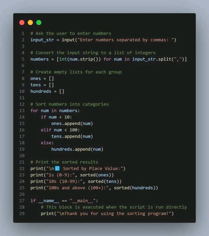 real_avdulmouhd's tweet image. simple python programs
#DailyCoding #CodeEveryday #MiniProjects #PythonTips #CodeWithMe #TechLife
#DeveloperMindset #VibeCoding #CodeLearning #BuildInPublic #TechCommunity