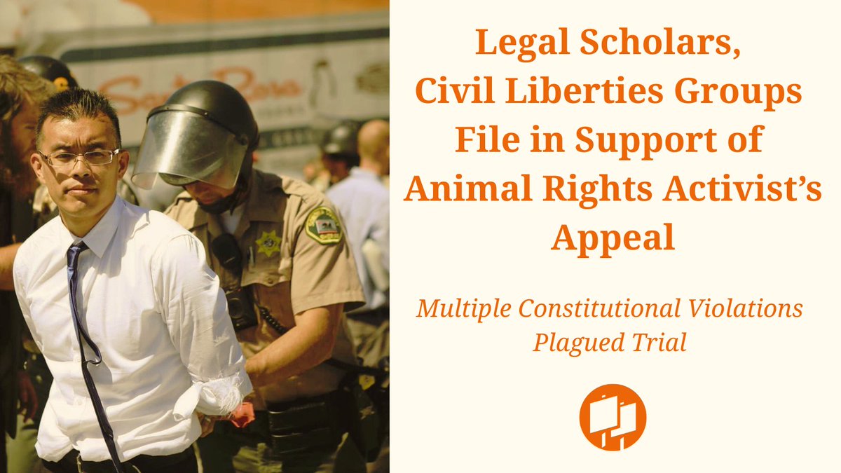 Animal Activist Legal Defense Project (@aaldp_du) on Twitter photo We are thrilled that Kristen Stilt <a href="/AnimalLawHLS/">Animal Law @ Harvard</a>, <a href="/AnimalJustice/">Animal Justice</a>, <a href="/Climate_Defense/">CDP</a>, animal law scholars (<a href="/usflaw/">USF School of Law</a>), <a href="/NonhumanRights/">Nonhuman Rights Project</a>, @theccr, @aclu of NoCA & <a href="/NLGnews/">National Lawyers Guild</a> have filed in support of <a href="/waynehhsiung/">Wayne Hsiung</a>'s appeal of his protest & #animalrescue conviction docs.google.com/document/d/1LT… We are thrilled that Kristen Stilt <a href="/AnimalLawHLS/">Animal Law @ Harvard</a>, <a href="/AnimalJustice/">Animal Justice</a>, <a href="/Climate_Defense/">CDP</a>, animal law scholars (<a href="/usflaw/">USF School of Law</a>), <a href="/NonhumanRights/">Nonhuman Rights Project</a>, @theccr, @aclu of NoCA & <a href="/NLGnews/">National Lawyers Guild</a> have filed in support of <a href="/waynehhsiung/">Wayne Hsiung</a>'s appeal of his protest & #animalrescue conviction docs.google.com/document/d/1LT…
