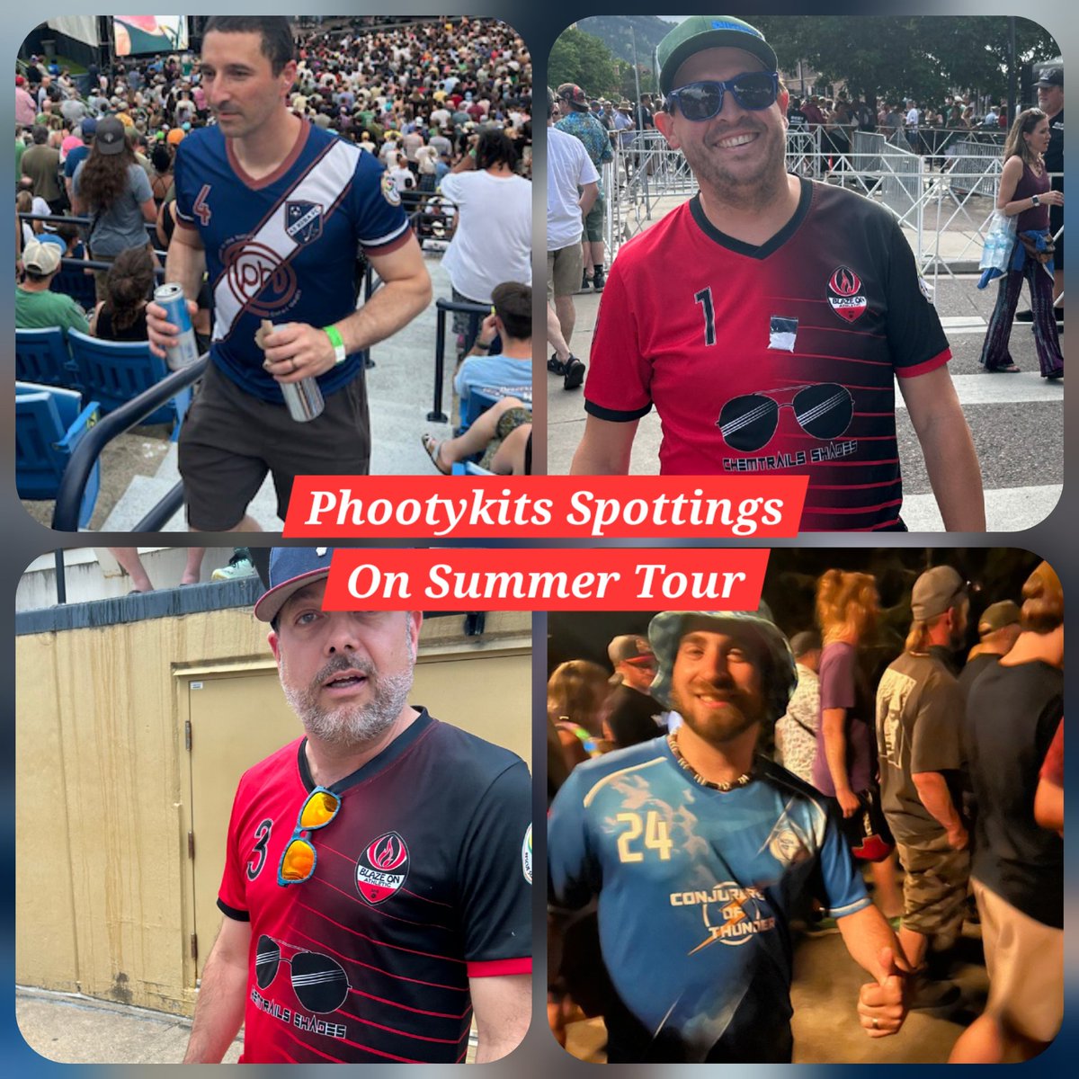 Some classics and some freshies spotted on tour.
#phish #phishsummertour