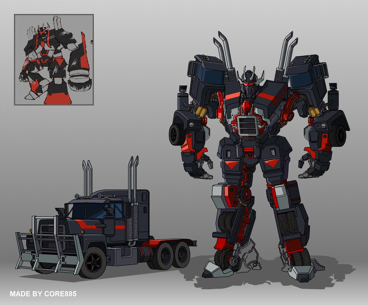 core885's tweet image. OC Commision
@VirusLobotomy 

#Maccadam 
 #Transformersart 
#commissionsopen
 #Commission