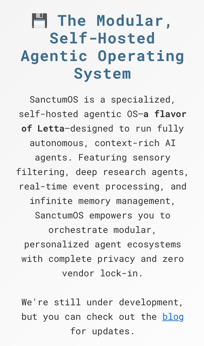 SanctumOS tweet media