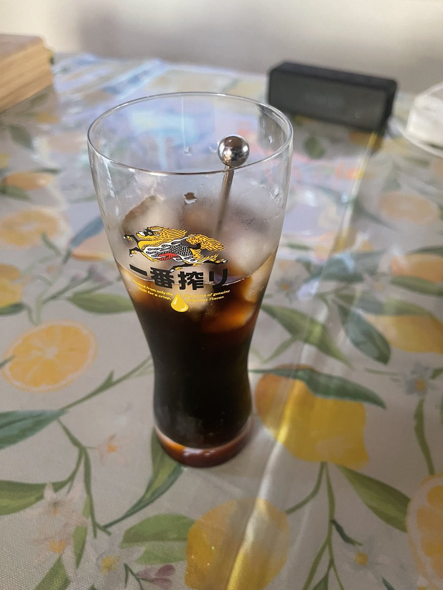 今日も朝から炭酸ブラック

暑すぎる