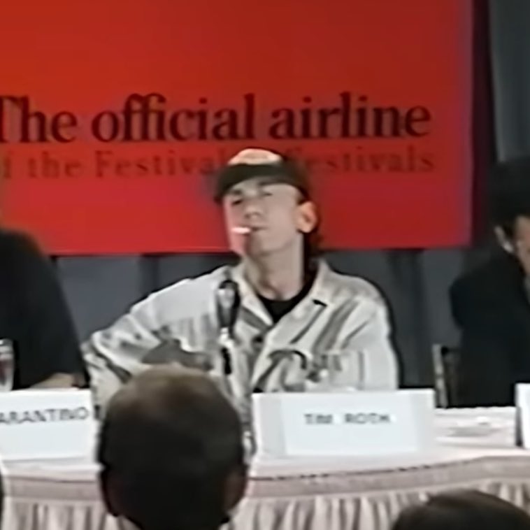 watching reservoir dogs tiff press conference and he won’t stop pulling this move