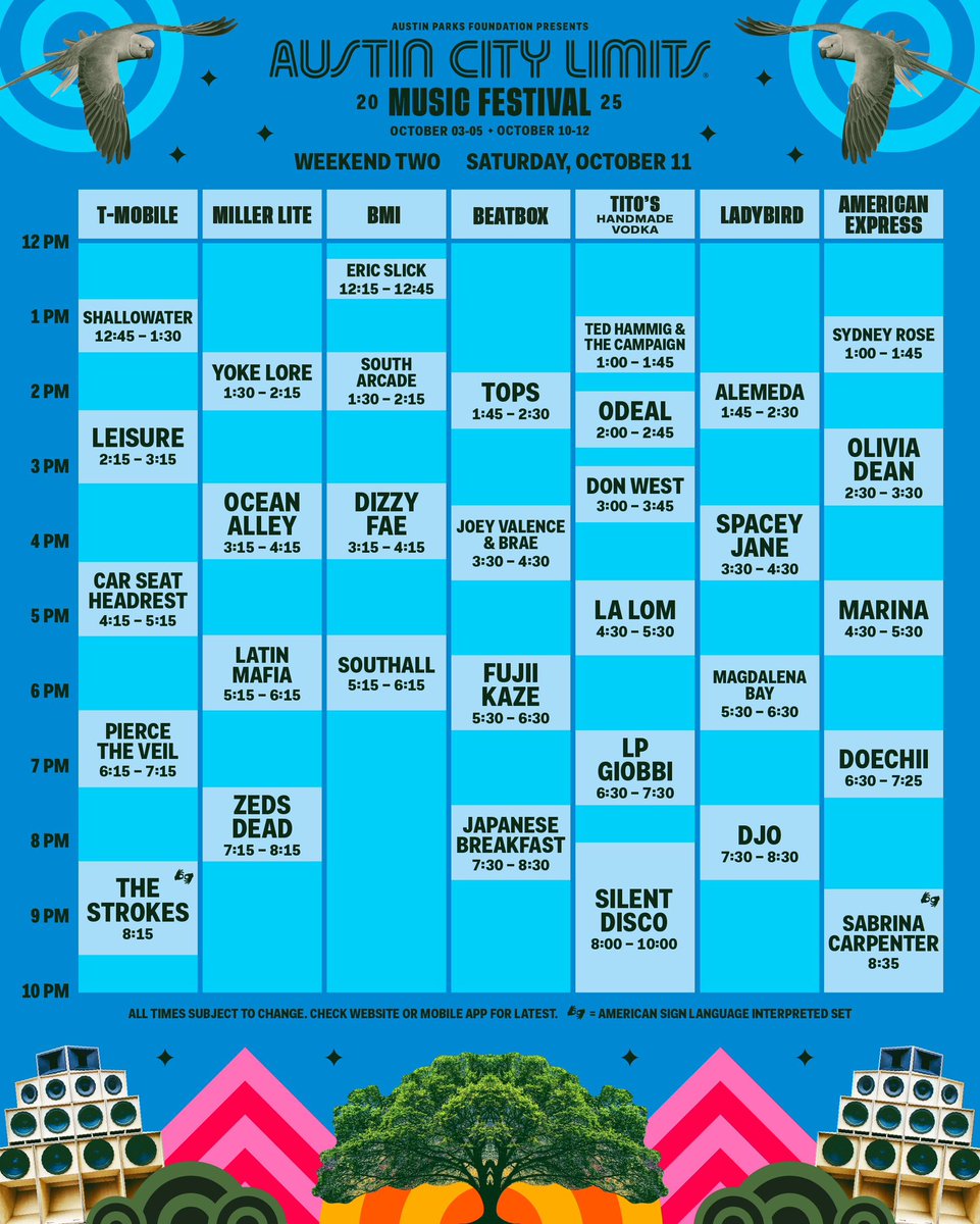 スケジュールが発表されました！ Kaze will perform at @aclfestival