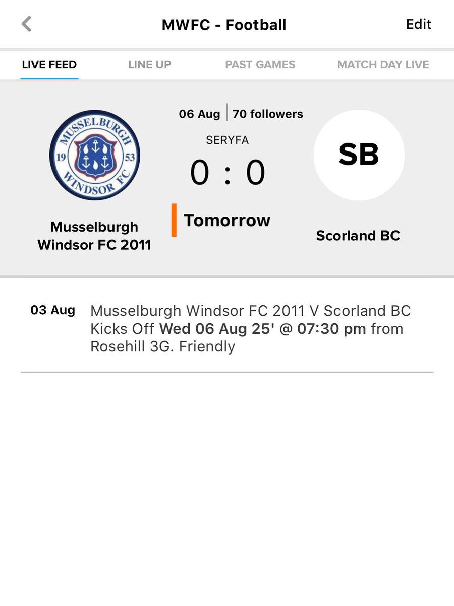 Musselburgh Windsor FC 2011 tweet media