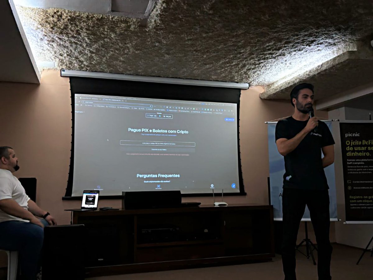 PagCrypto (@pagcryptofi) on Twitter photo A Pág chega na Tardezinha Cripto para mostrar como os pagamentos com crypto estão deixando de ser o futuro das finanças e se tornando o presente! 🔥
Nossos agradecimentos especiais aos parceiros <a href="/SuiNetworkBr/">Sui Community Brasil</a>, <a href="/BrazillianCare/">(Ø,G) BrazillianCare.sui♦️</a>, <a href="/fabiocatalao_/">fabiocatalao ♦️</a>, <a href="/sincero_crypto/">cryptosincero.hl</a>, <a href="/usePicnicBR/">Picnic</a>, A Pág chega na Tardezinha Cripto para mostrar como os pagamentos com crypto estão deixando de ser o futuro das finanças e se tornando o presente! 🔥
Nossos agradecimentos especiais aos parceiros <a href="/SuiNetworkBr/">Sui Community Brasil</a>, <a href="/BrazillianCare/">(Ø,G) BrazillianCare.sui♦️</a>, <a href="/fabiocatalao_/">fabiocatalao ♦️</a>, <a href="/sincero_crypto/">cryptosincero.hl</a>, <a href="/usePicnicBR/">Picnic</a>,