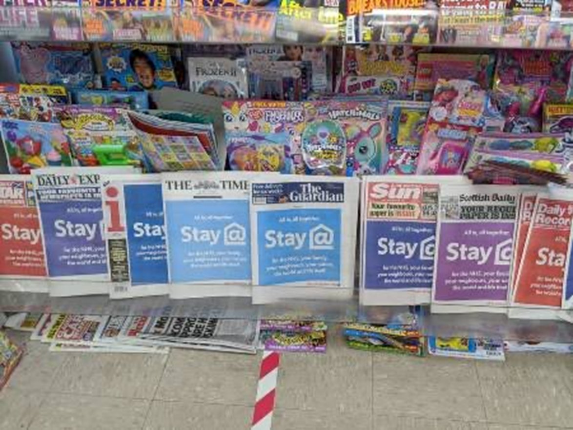 Thinking Slow (@thinkingslow1) on Twitter photo If you were ever in any doubt that the Establishment media is anything other than a propaganda machine for the Establishment then then this photo should dispel that fantasy with IDENTICAL covers on every single Establishment rag screaming Stay Home!
h/t <a href="/PeteBritish/">Pete Clark</a> If you were ever in any doubt that the Establishment media is anything other than a propaganda machine for the Establishment then then this photo should dispel that fantasy with IDENTICAL covers on every single Establishment rag screaming Stay Home!
h/t <a href="/PeteBritish/">Pete Clark</a>