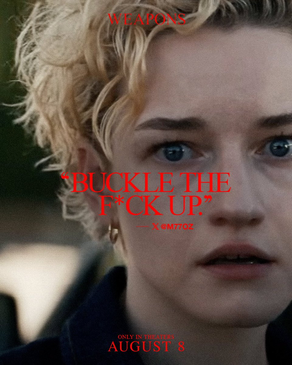 A horror event like you’ve never experienced. #WeaponsMovie is coming to West Wind Drive-In theaters Friday. 

Get tickets: westwinddi.com/movie/weapons?…