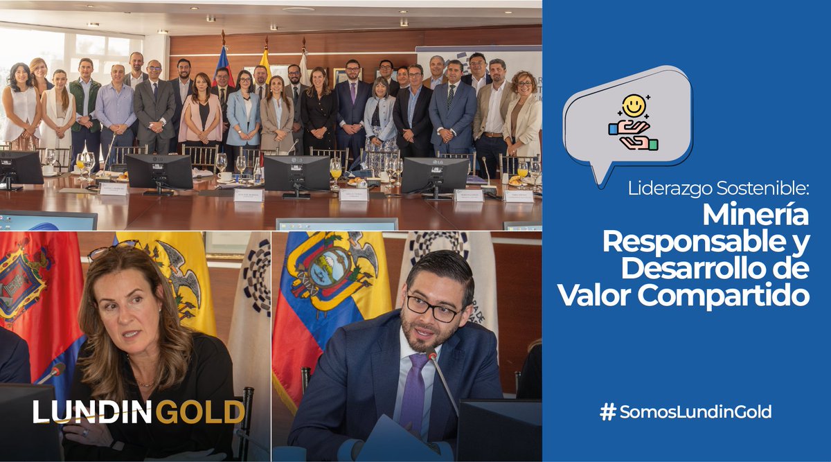 Lundin Gold (@lundingoldec) on Twitter photo Compartimos con entusiasmo los resultados de nuestra Memoria de Sostenibilidad 2024 en el evento “Liderazgo Sostenible: Minería Responsable y Desarrollo de Valor Compartido”, organizado junto a representantes y socios de la <a href="/CamaraCIP/">Cámara de Industrias y Producción - CIP</a>.
Destacamos este espacio de diálogo e Compartimos con entusiasmo los resultados de nuestra Memoria de Sostenibilidad 2024 en el evento “Liderazgo Sostenible: Minería Responsable y Desarrollo de Valor Compartido”, organizado junto a representantes y socios de la <a href="/CamaraCIP/">Cámara de Industrias y Producción - CIP</a>.
Destacamos este espacio de diálogo e