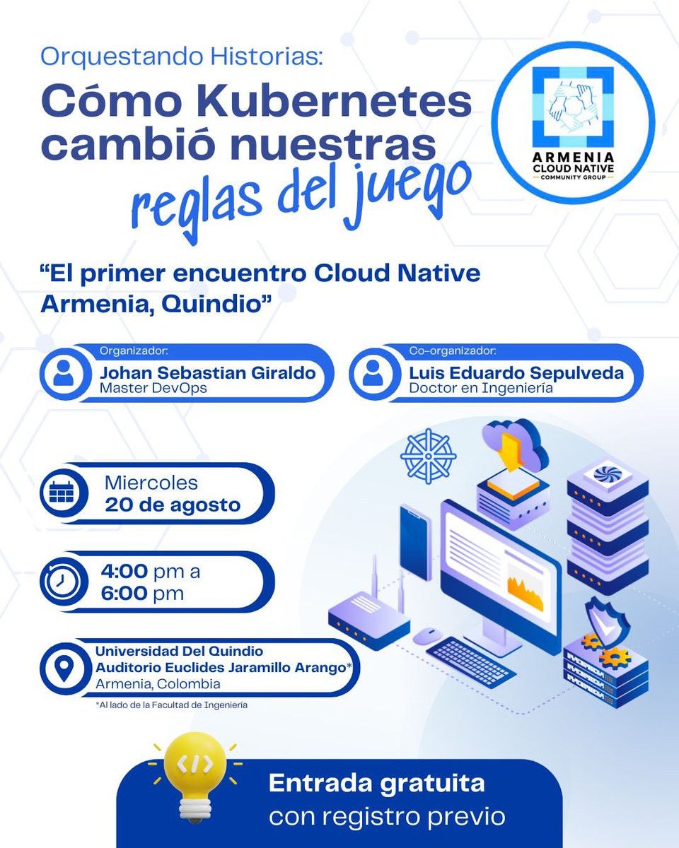 jsgiraldoh's tweet photo. 🎟 Entrada libre con registro previo
👉 Regístrate aquí y oprime el botón “RSVP” para asegurar tu cupo:

🔗 https://t.co/T5rLSgpnte https://t.co/zSqYGxsDRo