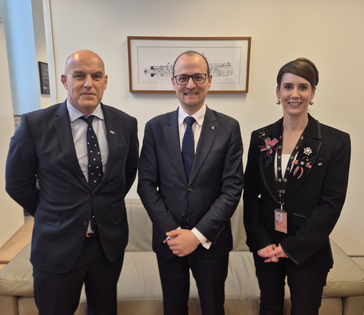 Senator Raff Ciccone (@senraffciccone) on Twitter photo Enjoyed catching up with <a href="/CAE_Defence/">CAE Defense & Security</a> 🇦🇺's Managing Director, Matthew Sibree & Sarah Cullens from Precision Public Affairs to discuss CAE's partnership with the ADF & its delivery of advanced simulation & training solutions, incl. at its Sale Military Centre in Gippsland.
#auspol Enjoyed catching up with <a href="/CAE_Defence/">CAE Defense & Security</a> 🇦🇺's Managing Director, Matthew Sibree & Sarah Cullens from Precision Public Affairs to discuss CAE's partnership with the ADF & its delivery of advanced simulation & training solutions, incl. at its Sale Military Centre in Gippsland.
#auspol