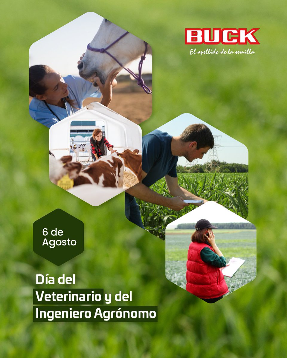 🌾🐄 Celebramos a quienes dedican su vida a cuidar lo más valioso del campo: la tierra y los animales.
A los que trabajan con pasión, ciencia y compromiso para que el agro siga creciendo.

¡Gracias por estar siempre al servicio del campo y la producción! 💚

#VocaciónYCompromiso