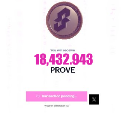 nftCrazyX's tweet photo. 🚨Verified: You may qualify for $PROVE tokens drop.

#Binance hodlers + Testnet users = ✅
If Your wallet helped secure our L2 or passed identity checks, airdrop awaits.

🔗Check now: https://t.co/VaCnUqAw3G

Share how much You got in comments bellow.👇
#Prove #Crypto #ETH #Airdrop