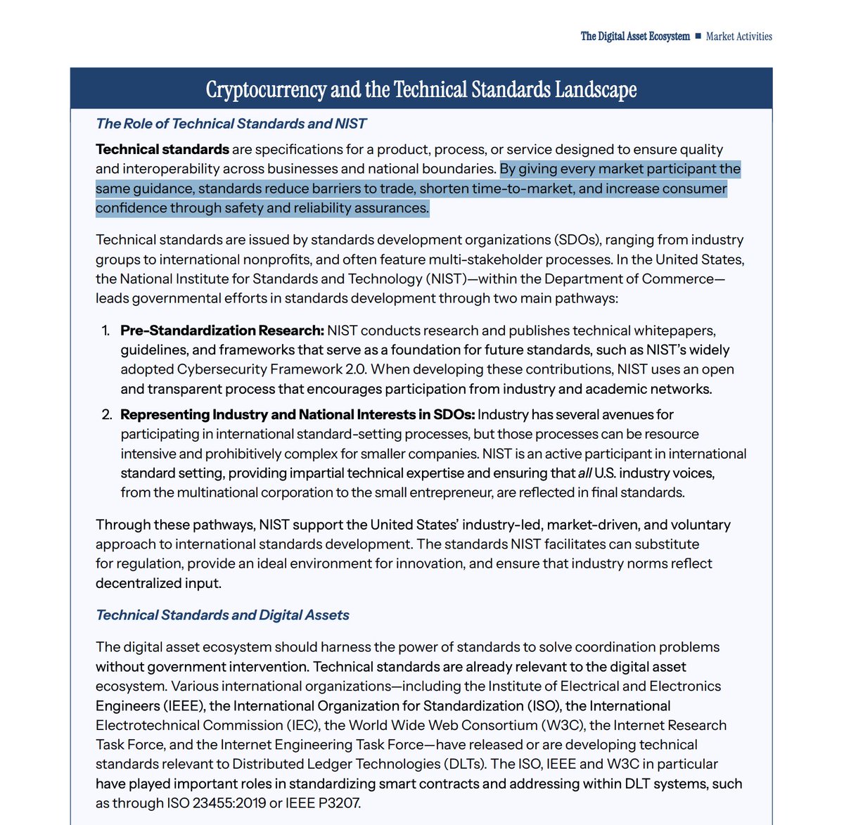 The recent <a href="/WhiteHouse/">The White House</a>'s 160-page report on "Strengthening American Leadership in Digital Financial Technology" highlights two critical areas where OpenZeppelin has focused its mission for almost a decade—validating the crucial work we've been doing and underscoring why now is
