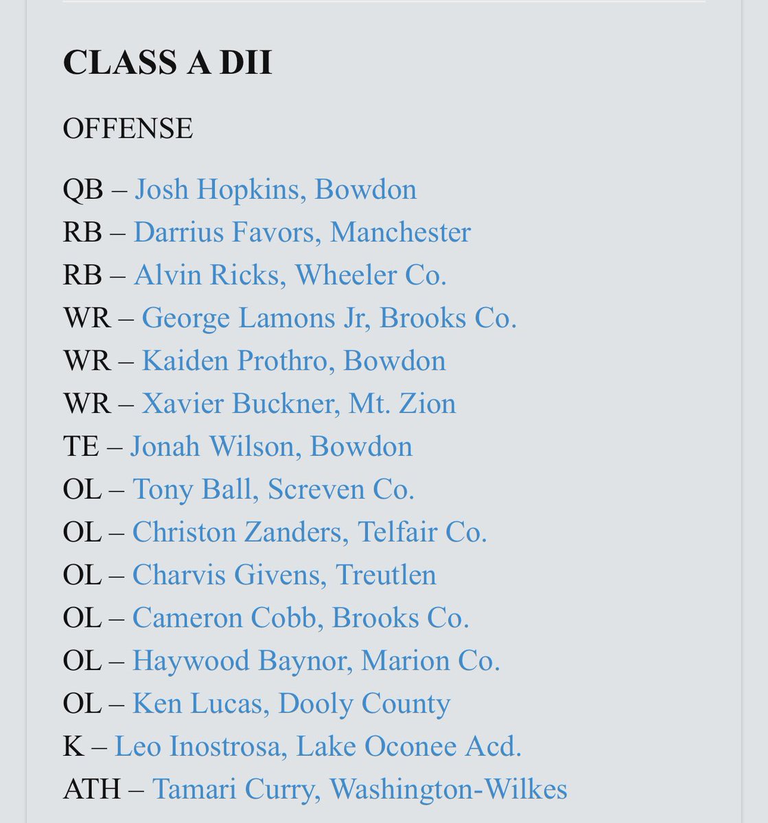 Kentavious Lucas (@kentaviouslucas) on Twitter photo Im bless to receive preseason All-state
<a href="/Ga_Gridiron/">Middle Georgia Gridiron ™️</a> <a href="/DCBobcats_/">Dooly County Football</a>
<a href="/RecruitGeorgia/">Recruit Georgia</a> @GAVarsityRivals
<a href="/CoachJackson16/">Raleigh T. Jackson</a> <a href="/CoachMacSewanee/">Andy McCollum</a> Im bless to receive preseason All-state
<a href="/Ga_Gridiron/">Middle Georgia Gridiron ™️</a> <a href="/DCBobcats_/">Dooly County Football</a>
<a href="/RecruitGeorgia/">Recruit Georgia</a> @GAVarsityRivals
<a href="/CoachJackson16/">Raleigh T. Jackson</a> <a href="/CoachMacSewanee/">Andy McCollum</a>