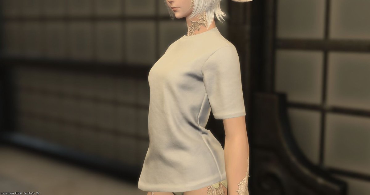 【FF14】7.3で実装されたカジュアルなTシャツは無地のものもあり！3つのサイズが三国ショップにて2000ギルで購入できるぞ！ 
blog.livedoor.jp/umadori0726/ar… : #FF14