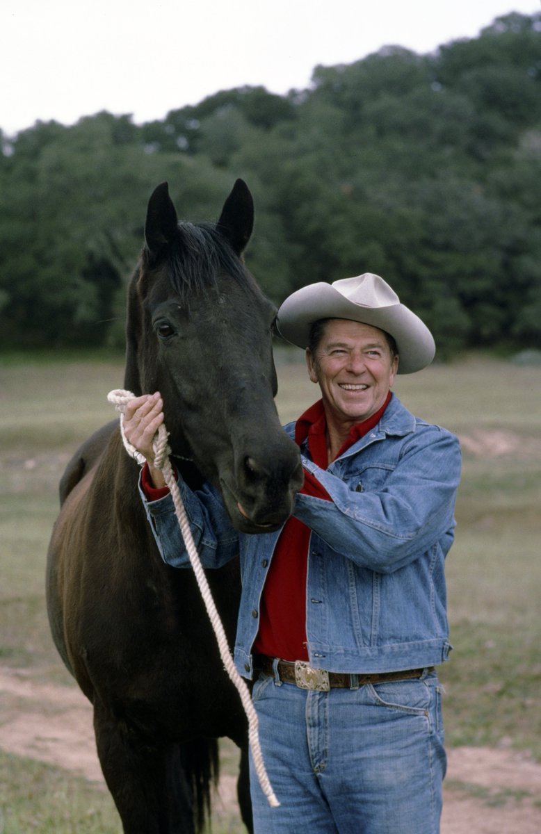 Ronald Reagan has great jeans.