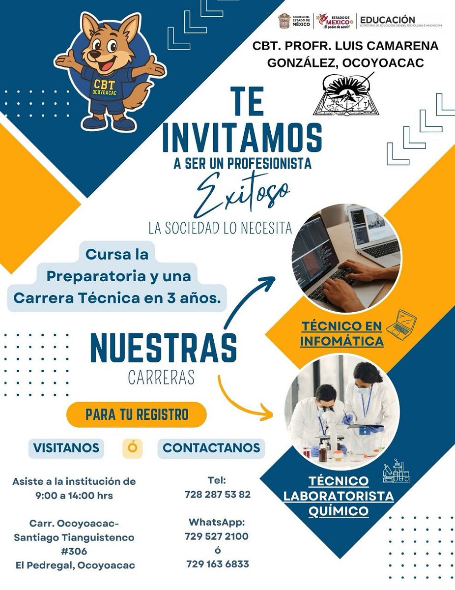 CBT Profr Luis Camarena González, Ocoyoacac (@profrcbt) on Twitter photo 