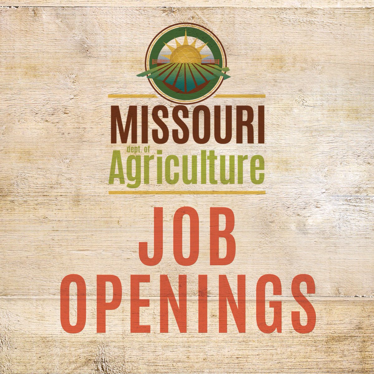 MDA is hiring! If you want to play a critical role to the Missouri grain market, we may have the job for you. 

🌾Agricultural Inspector - Marshall: bit.ly/4ooQZzM
🌽Grain Inspection Worker - Part Time - Marshall: bit.ly/45nmTnV
🌾Grain Inspection Worker - Part