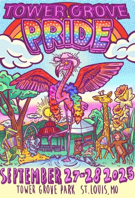 📅 Mark Your Calendars- Saturday, September 27 &amp; Sunday, September 28

Tower Grove Pride is a vibrant, community-powered celebration of St. Louis’ LGBT+ spirit. 
For more info, visit buff.ly/In5GZgX.