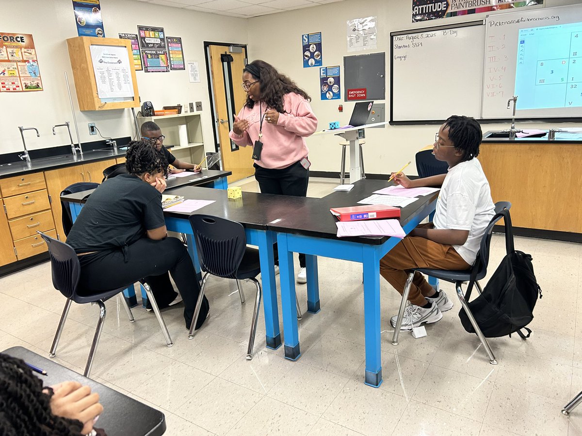 The Science Dept. at Sandtown Middle School is starting the year of strong! We are embracing our “Inquirer” IB learner profile.

Ms. Pickens facilitated the “Inquiry Cube” activity to get those scientific reasoning juices flowing!

#JaguarExcellence
#TheSandtownStandard