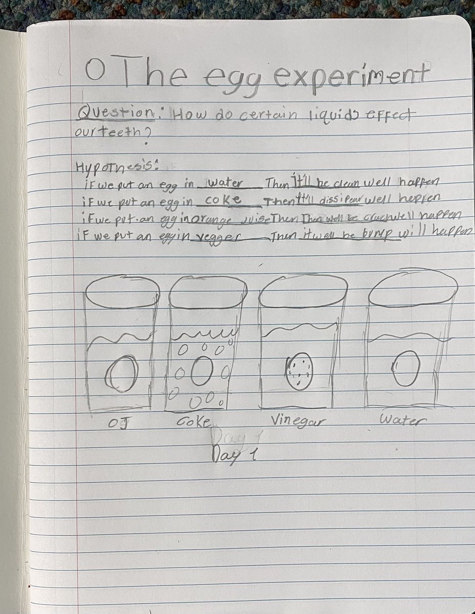 Enjoyed seeing these JB Stephens 4th grade scientists kick off their  Scientific Method unit. Students learned the steps in the process during an egg experiment. Look at the incredible details in their notes. <a href="/Rosshr05/">Heather Cooksey</a> <a href="/JBS_Principal/">Amy Sutton</a>