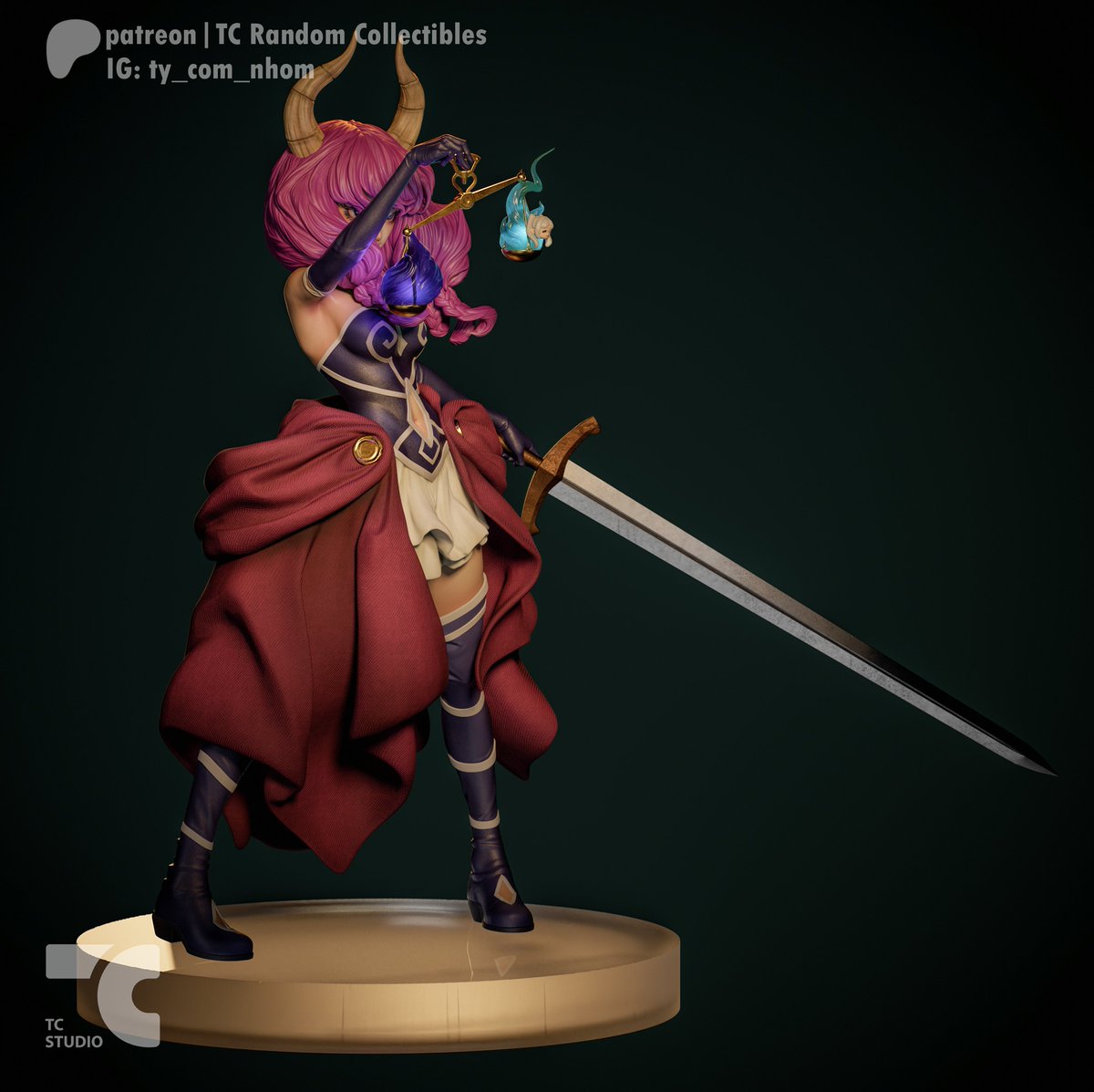 Aura fan art
sculpted by me 

#FrierenBeyondJourneysEnd #AURA