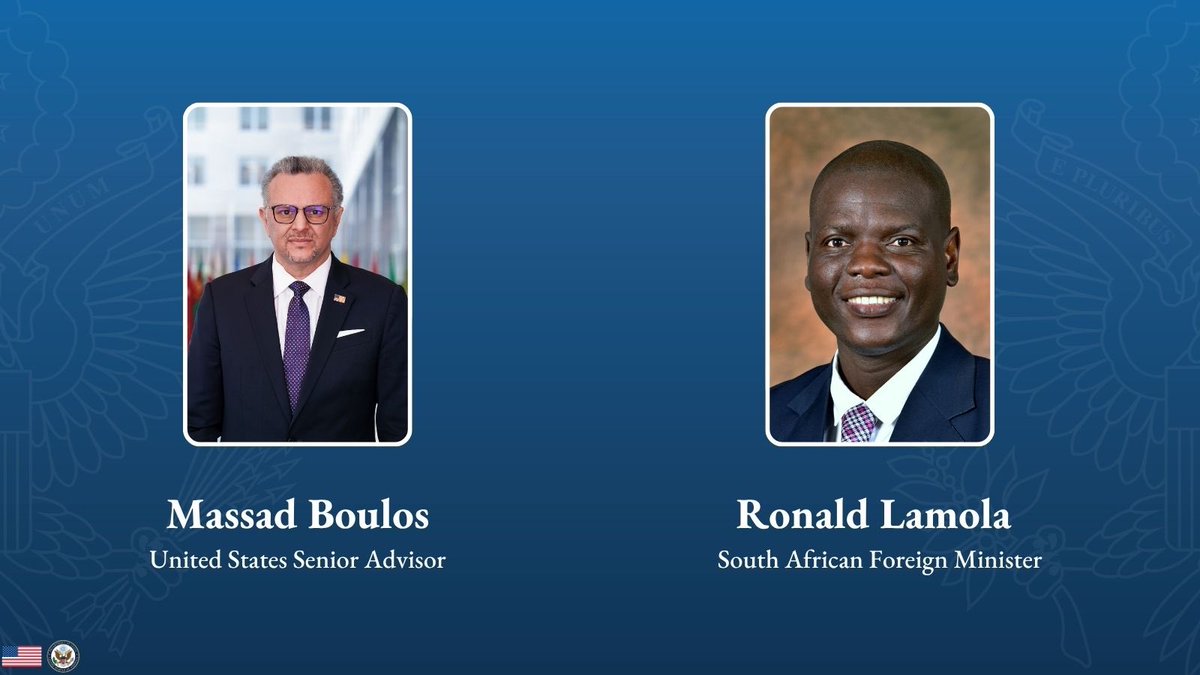 This morning, I had a productive call with South African Foreign Minister Lamola. I engaged on issues of mutual interest and highlighted the significant role SADC has played in promoting stability in eastern DRC.