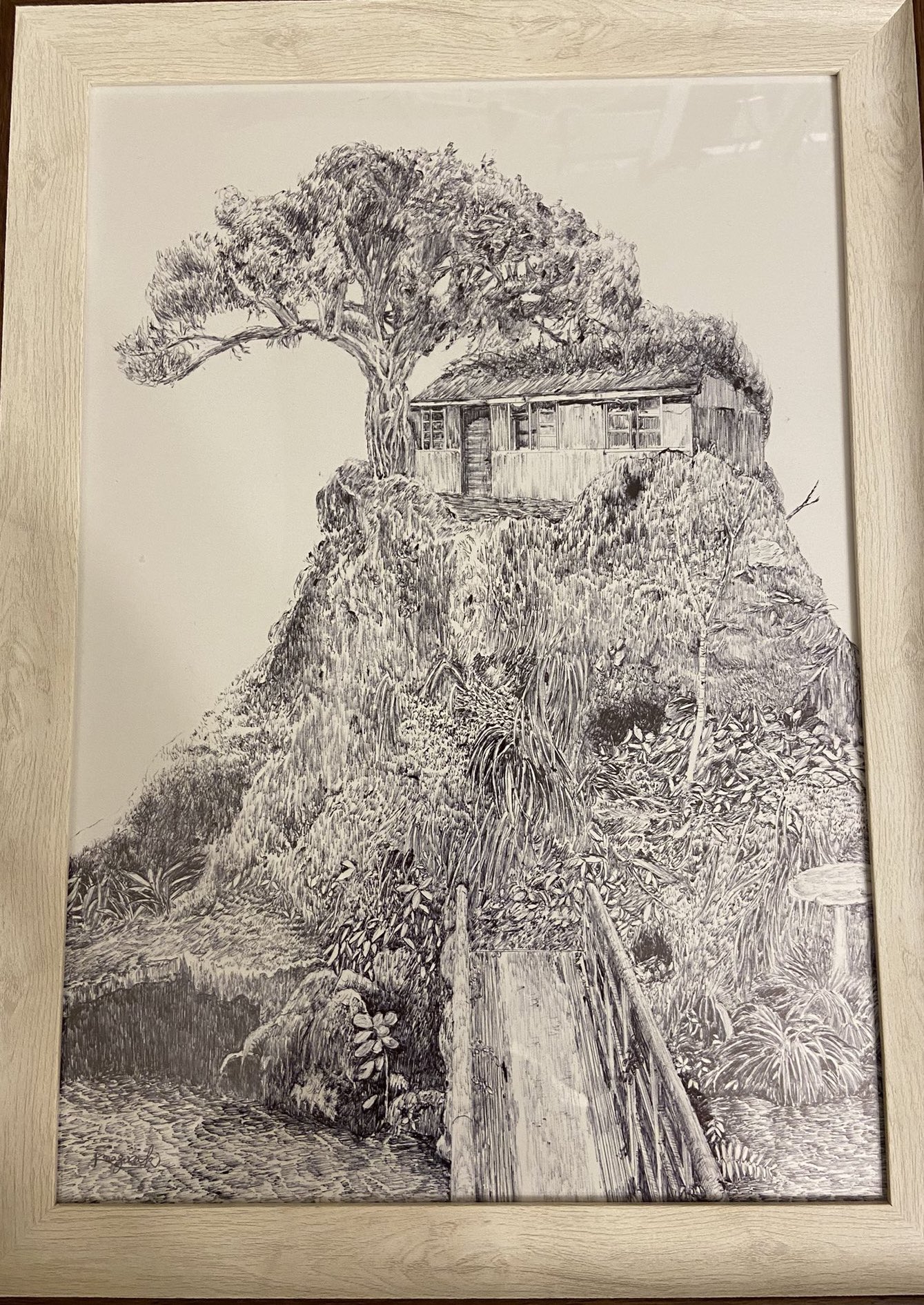 風景画 ペン絵 限定版美術品 展覧され チャンポン𝕏ボールペン風景画 (@Nchanpon) / X