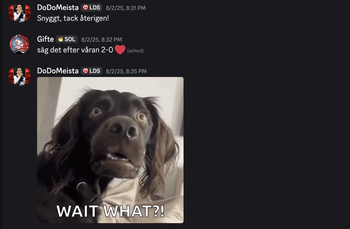 .@LANDODGERS_lol Tackade för att flytta bak våran match en dag, och såklart för en snabb 2-0 perfekt i tid för att käka middag! 

vecka 1 @Onlineligan Avklarad!