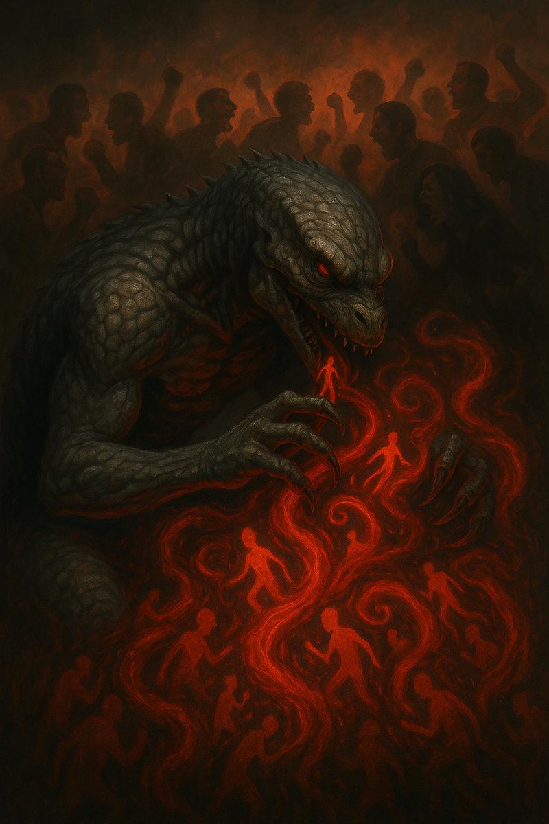 Hatred The Ultimate Reptilian Trap:
The Reptilian Agenda Needs Human Hatred. 'ThEY' thrive on us hating each others and ourselves.
The Reptilians love it when we lash out. 'ThEY' feed off it. 'ThEY' amplify it. 'ThEY' mirror it right back at us, inside our tech, our minds and