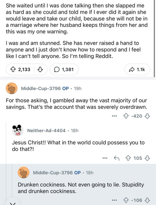 <a href="/thechosenberg/">rosey🌹</a> Something tells me he's lucky to have only been slapped in public