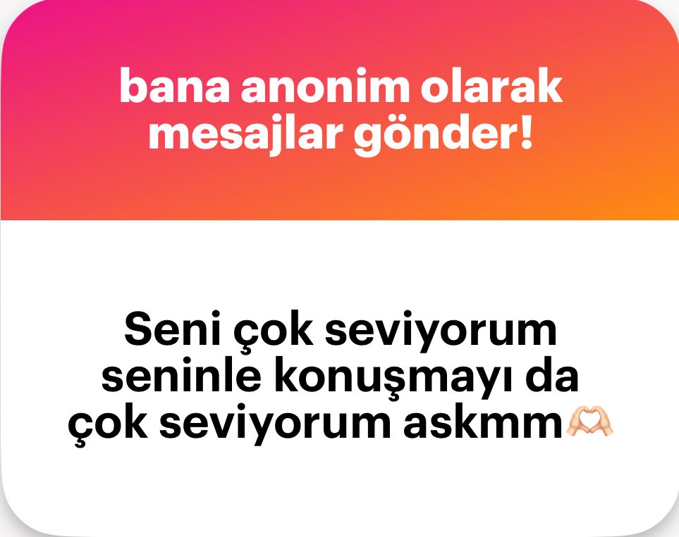 Ben de seni çok seviyorum essekkkk 💗