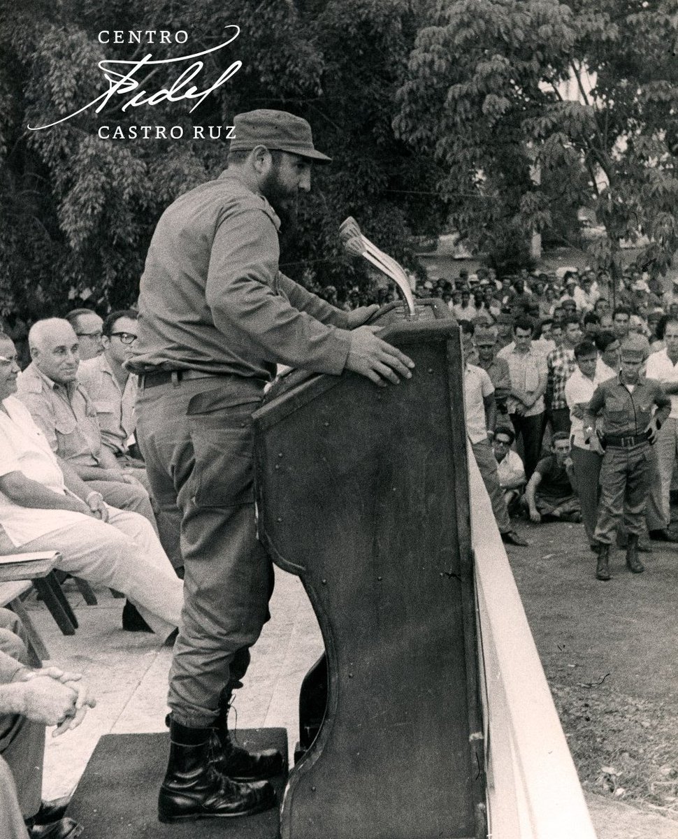 #Fidel:"Estoy seguro de que este es un pueblo justo, y de que, mientras vea que los hombres están tratando de cumplir con su deber, que se están agotando y se están consumiendo en el solo empeño de cumplir con su deber, seguirá respaldándolos (...)". #NuestroFidel #99Aniversario