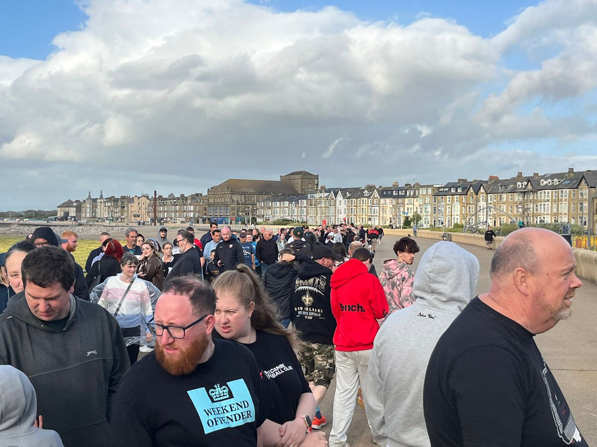 Lost for words. Morecambe, that was something magical. From the bottom of our hearts, thank you.

Due to a sell out of core sizes in particularly of home shirts, an online pre-order will go live tomorrow.

We promised fans they would get a shirt, we will make this happen.