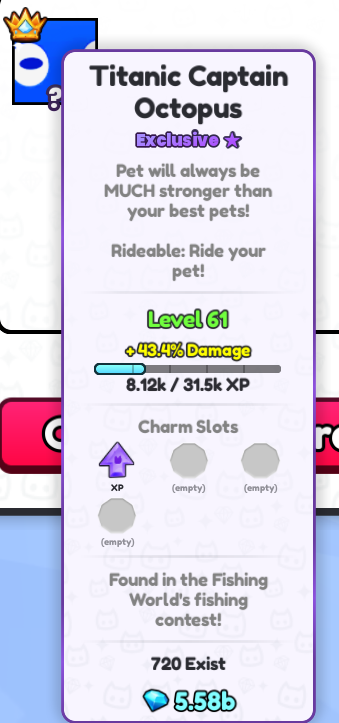 Titanic Captain Octopus GW

How to enter:
- Follow Me &amp; <a href="/KarmaKlubPSX/">D. Karma</a> 
- Like &amp; RT
- Sub to both of our channels: youtube.com/@3amigosplays?… , youtube.com/@karmaklubpsx?…
- Comment user

That it, GL everyone
Ends: 2 Weeks
#PetSimulator99 #PetSim99 #Ps99 #BigGames #petsim99giveaways