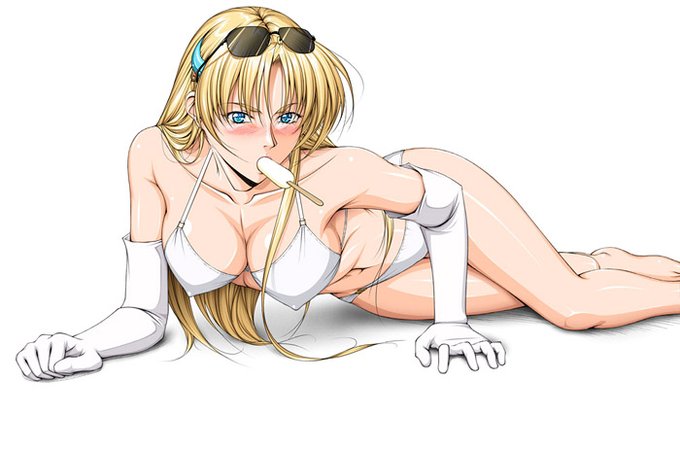 今日の一枚。 FANZAとDLsiteで夏の半額セール中のワーズワースのシャロンの18禁同人漫画「がんばれシャロンちゃん3」から 本編のOVA版シャロンはブラを着けてないのでおまけの差分用に描いた水着仕様っぽいシャロン。 DLsite FANZA