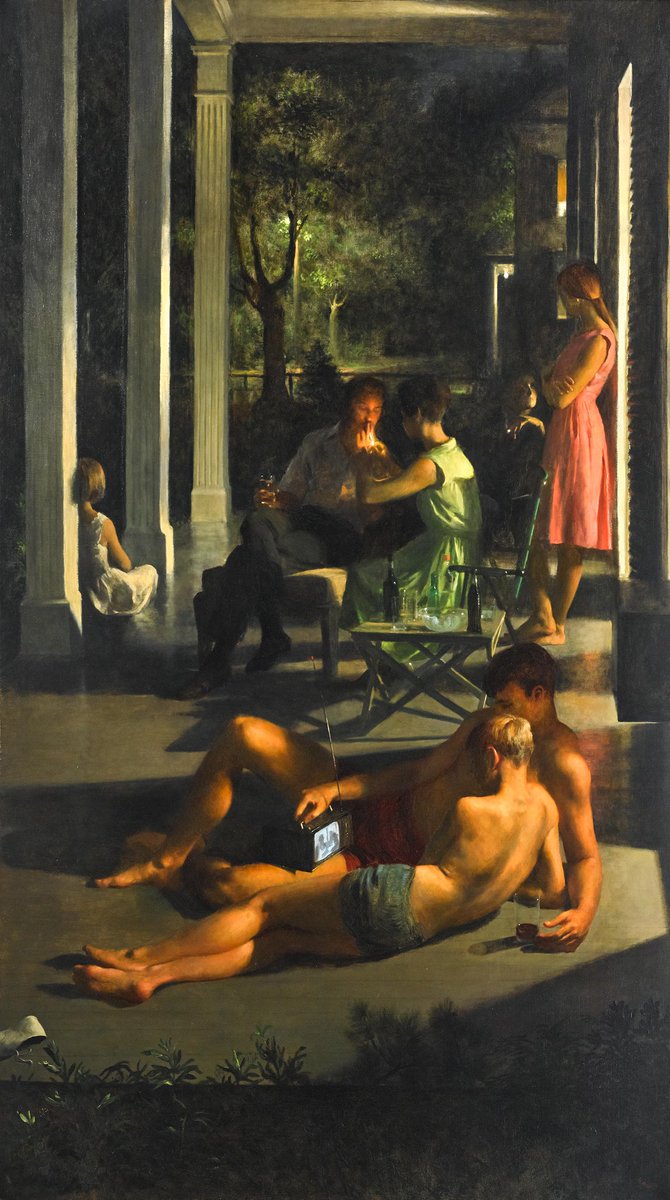 Summer Night - John Koch (1909-1978) https://t.co/wKskPyIMWr