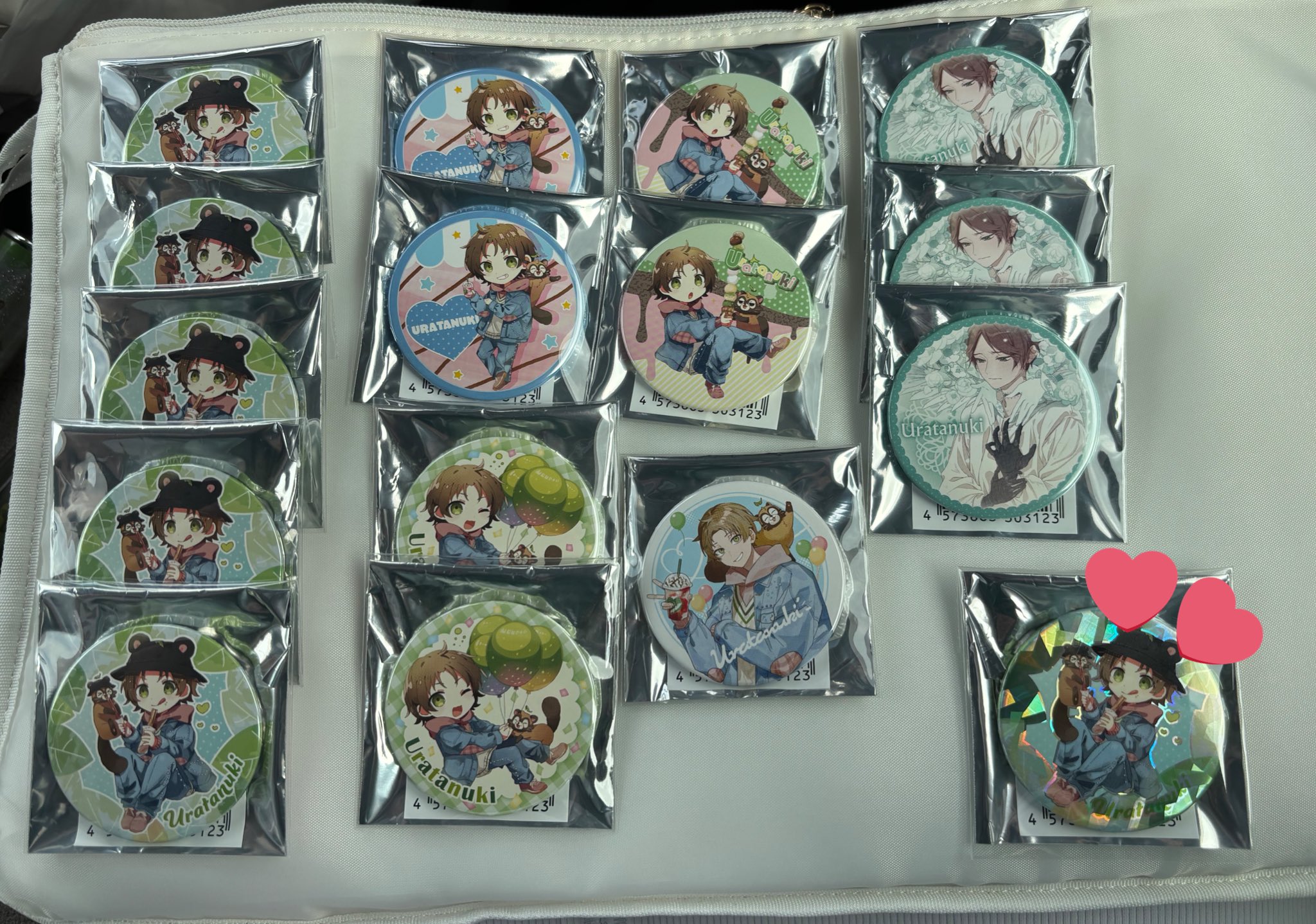 本日限定 うらたぬき Toni9ht ノーマル缶バッジ80個 71QO6YYEWPL._AC_SY200_QL15_.jpg