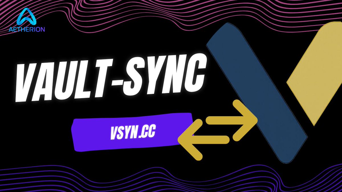 Aetherion_vip's tweet photo. 🚀 Big News!
We’re excited to announce the launch of our first project in the Aetherion ecosystem: VaultSync!
🔹 Real-time device synchronization
🔹 Secure file &amp; text sharing
🔹 Blockchain integration with ATH token
 -> https://t.co/6WAWLOC0ZU 
 -> https://t.co/qV0EKaomtR
#vsyn https://t.co/bvbi29FH8b