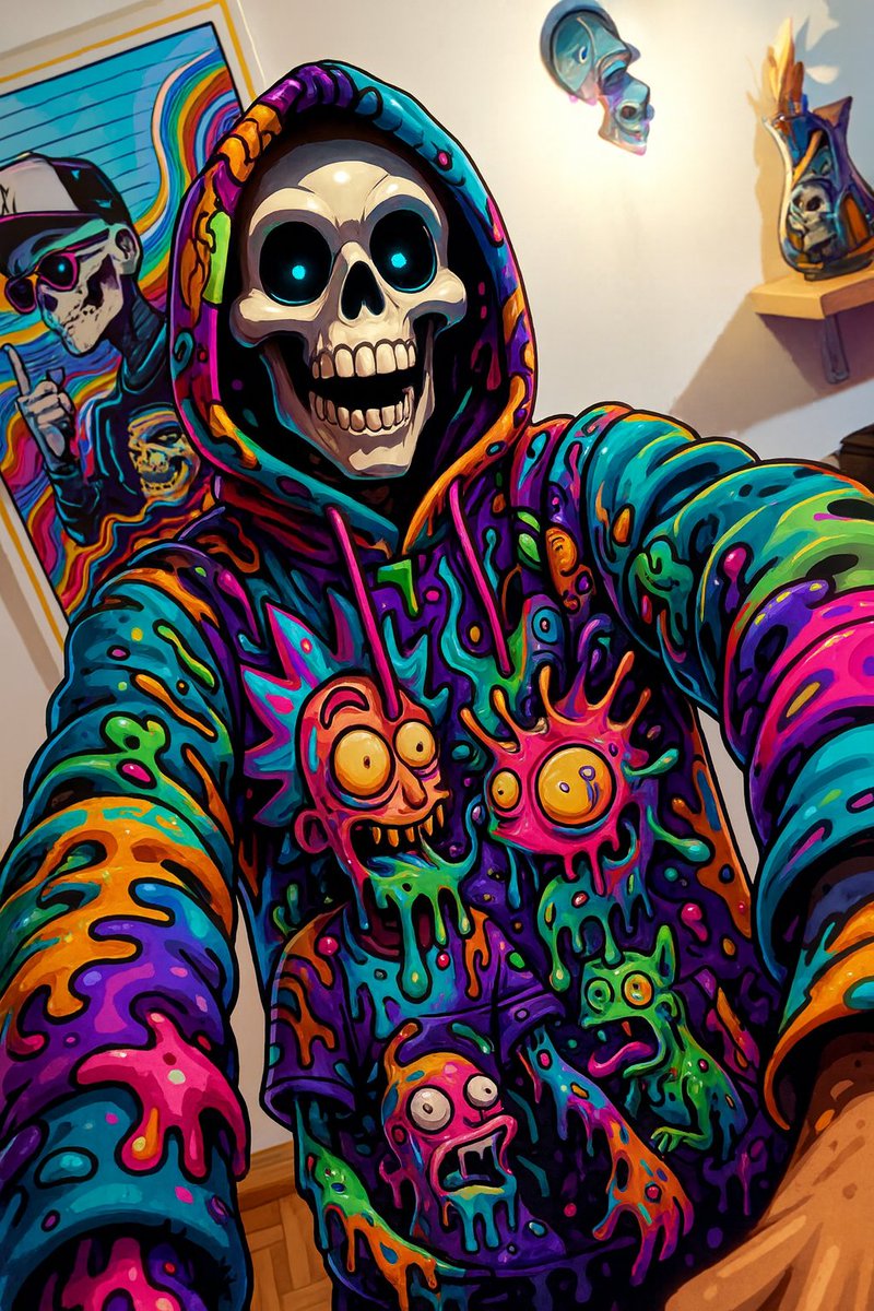g_prompter's tweet image. This is me and my art combine