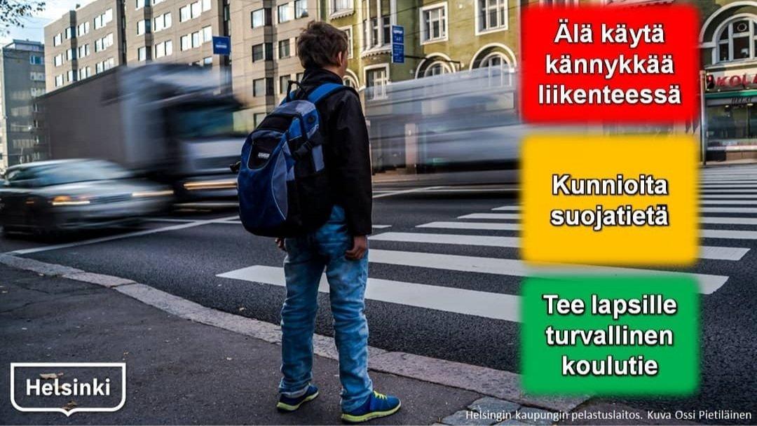 ☝️👨‍🚒 Hyvät aikuiset! Lapset eivät hahmota liikennettä kokonaisuutena, kuten me aikuiset. Hän ei pysty näkemään kaikkea, ei käsittelemään kaikkea tietoa, eikä toimimaan johdonmukaisesti, kuten aikuiset. Siksi me olemme vastuussa heidän turvallisuudestaan.
#koulutie #turvallisuus