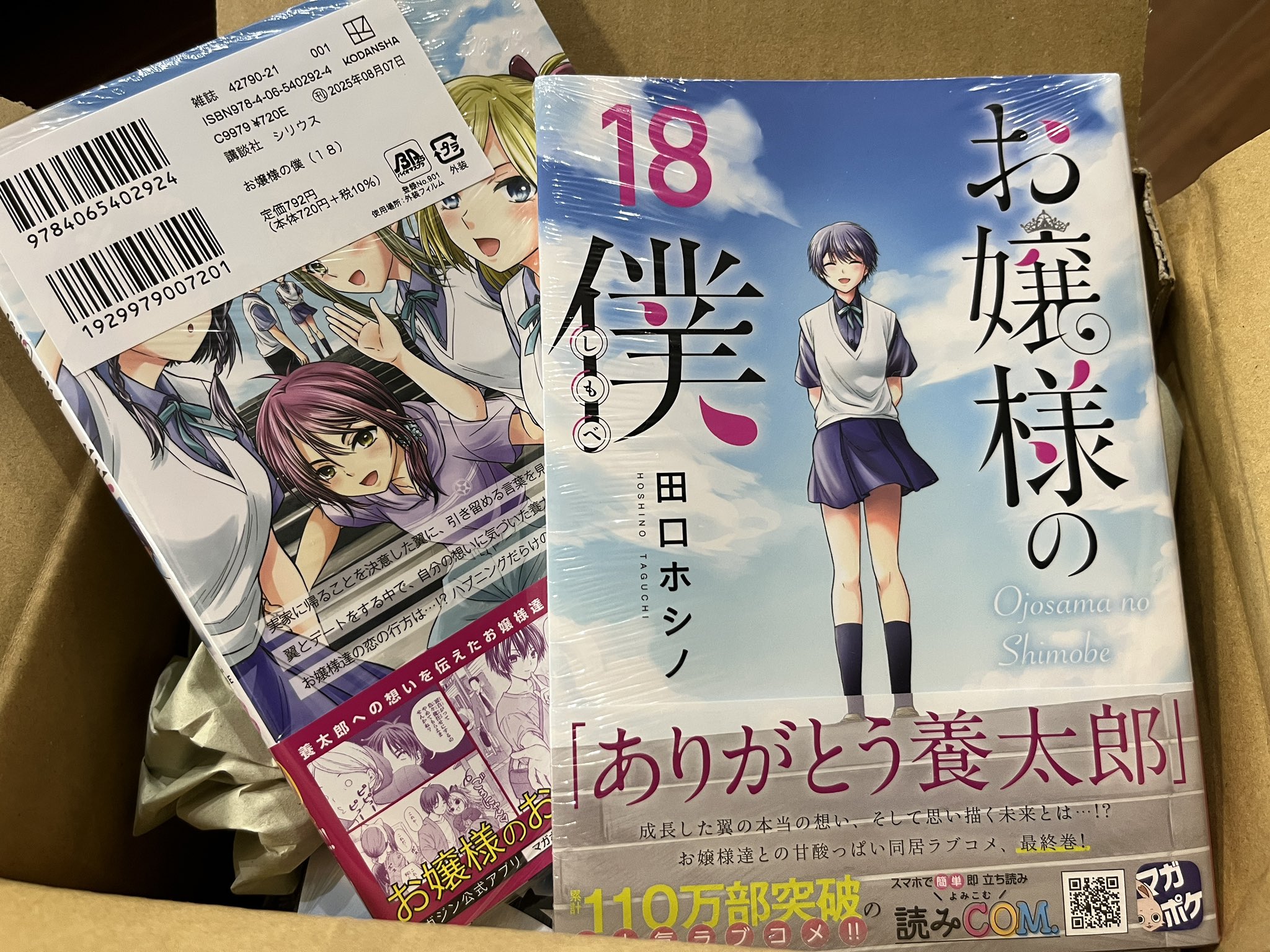 【全16巻初版 帯付 未開封】お嬢様の僕　田口ホシノ お嬢様の僕（16）』（田口 ホシノ）｜講談社