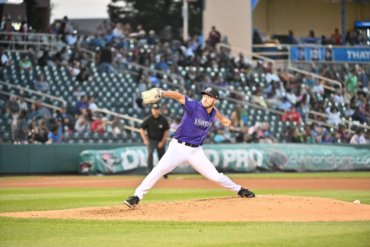 Congrats to former Isotopes pitcher PJ Poulin for making his Major League debut tonight!

Poulin tossed a scoreless inning for the Nationals.