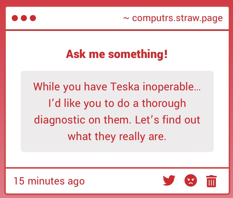 📺 -  i know what she is! at the moment, im checking through her memory and files :)