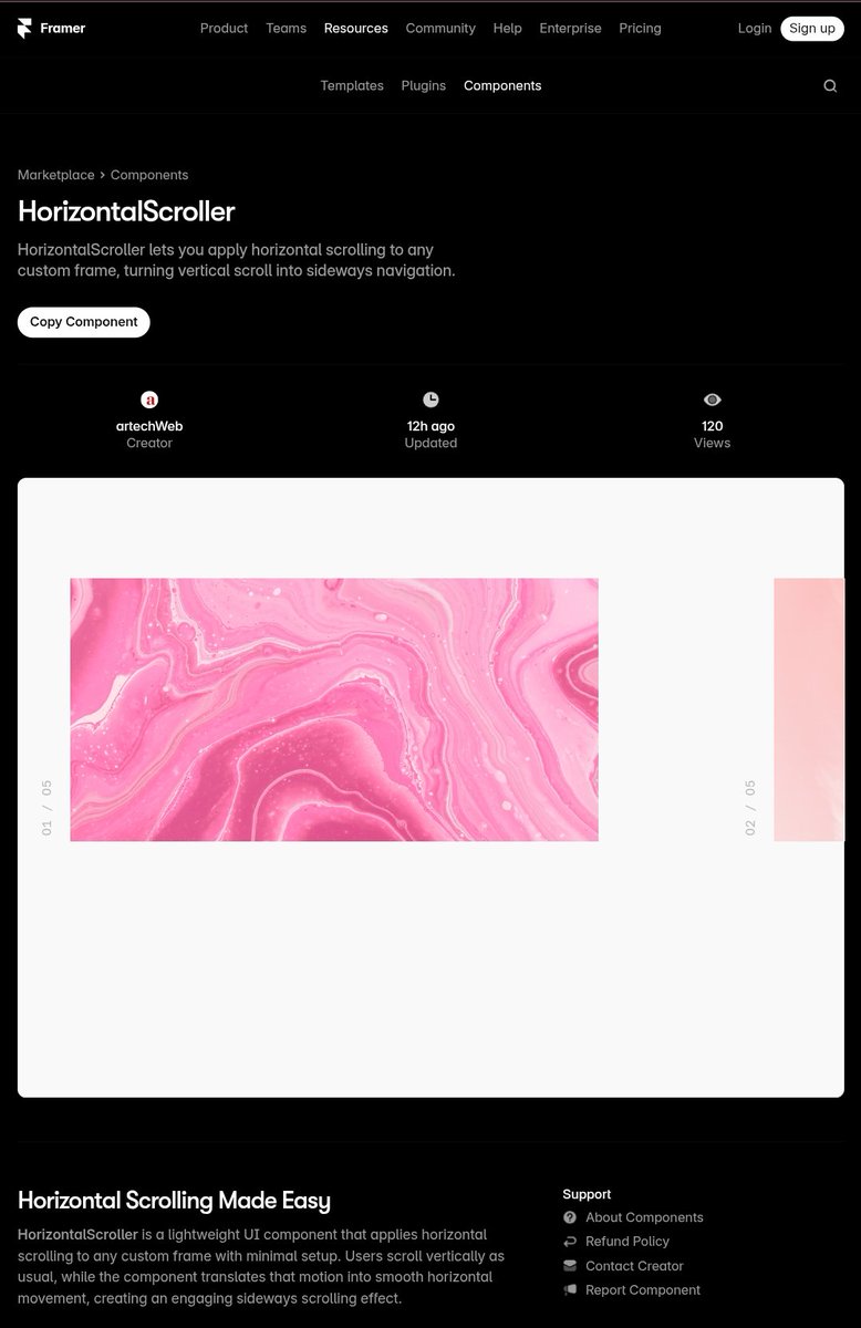 ArtechWebAgency's tweet image. Added 🥳

framer.com/marketplace/co…